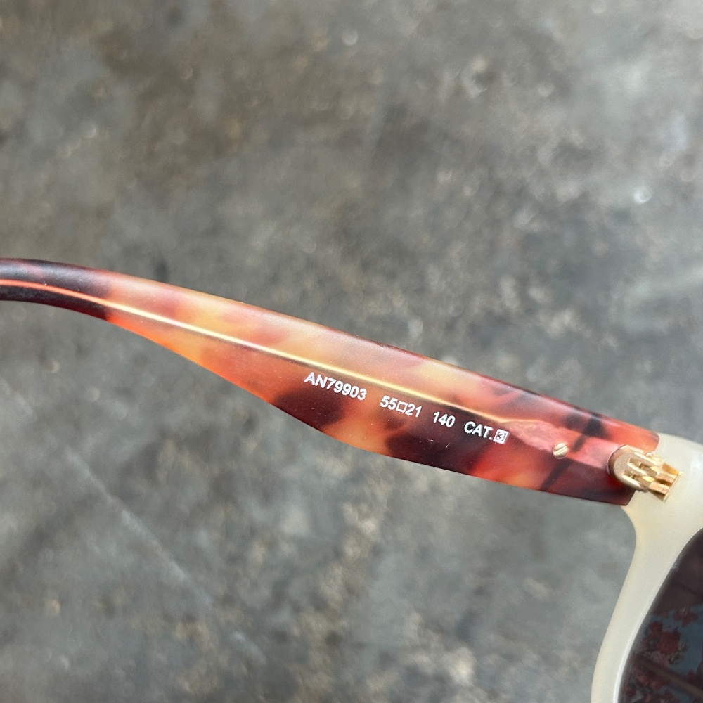 Vivienne Westwood Anglomania Sunglasses w/ Matte Frost frames & Tortoise Arms - Picture 2 of 10